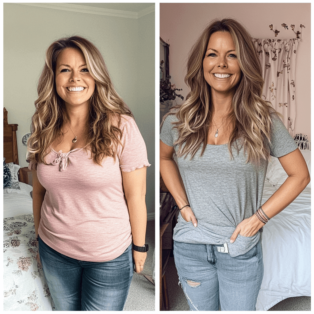 Michelle before and after